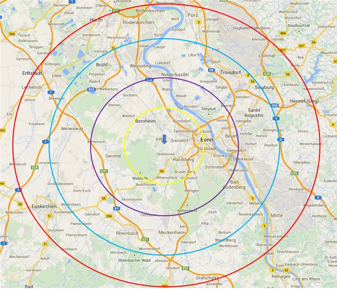 Lieferkreis Lieferregion